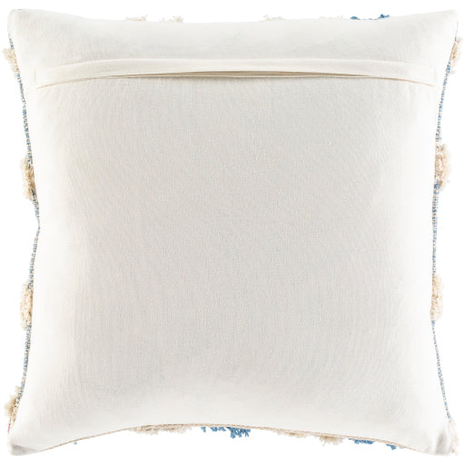 edric accent pillow blue cream EDR002-1818P