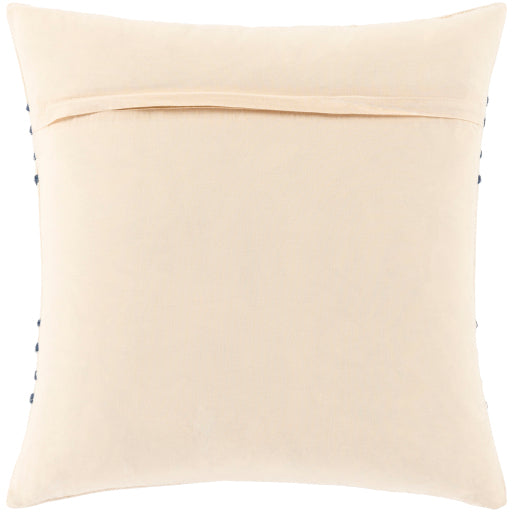 emilio accent pillow light beige navy 