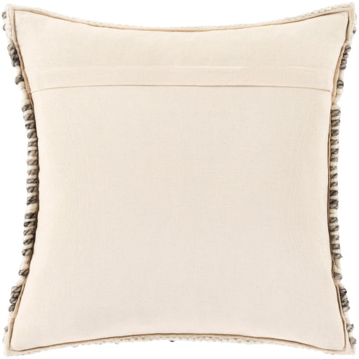 faroe accent pillow light beige black cream FAO004-2222