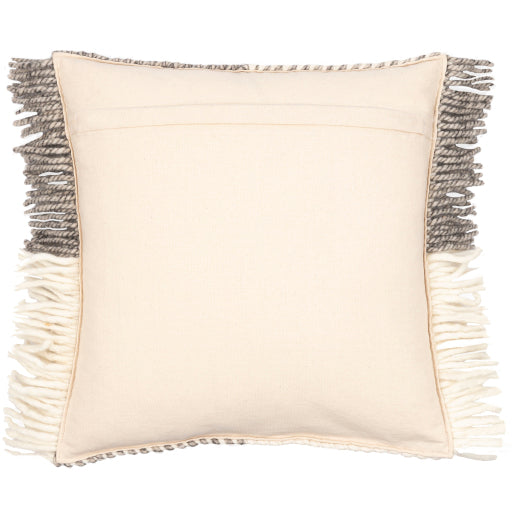 faroe ii accent pillow cream gray charcoal FII001-2020P