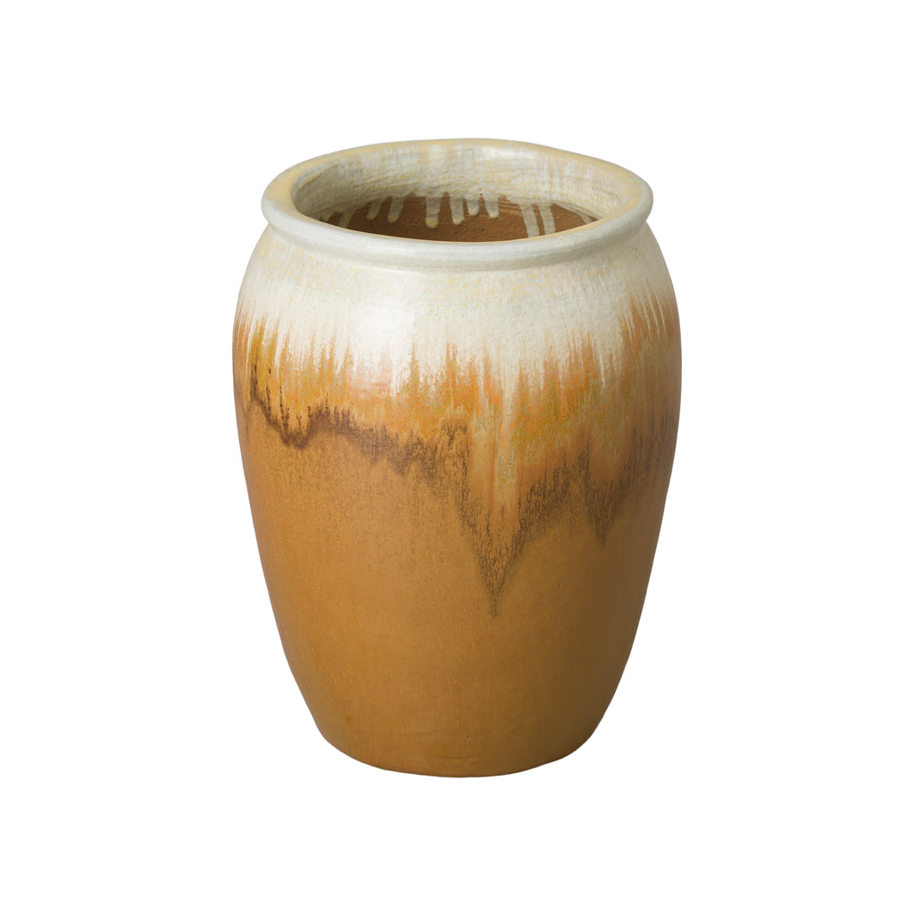 Tall Jar Planter - Amber 09757AB-1