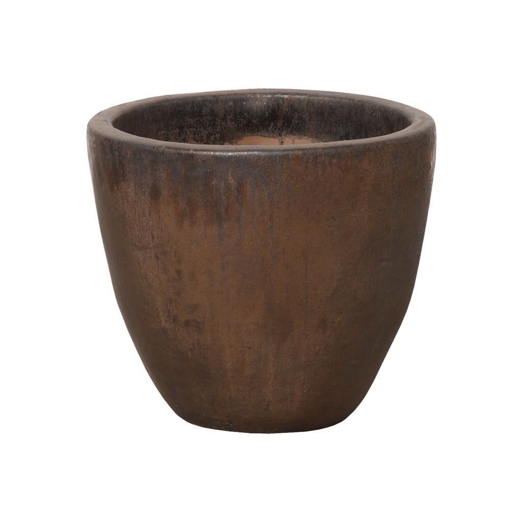 Round Pot Medium - Gunmetal 1285GM-2