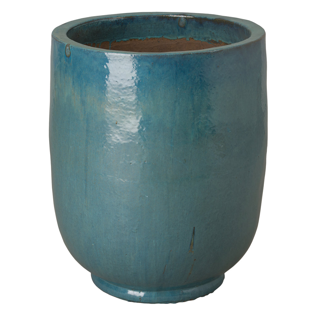 Celestial Round Pot in Teal 29"H 12176TL-2