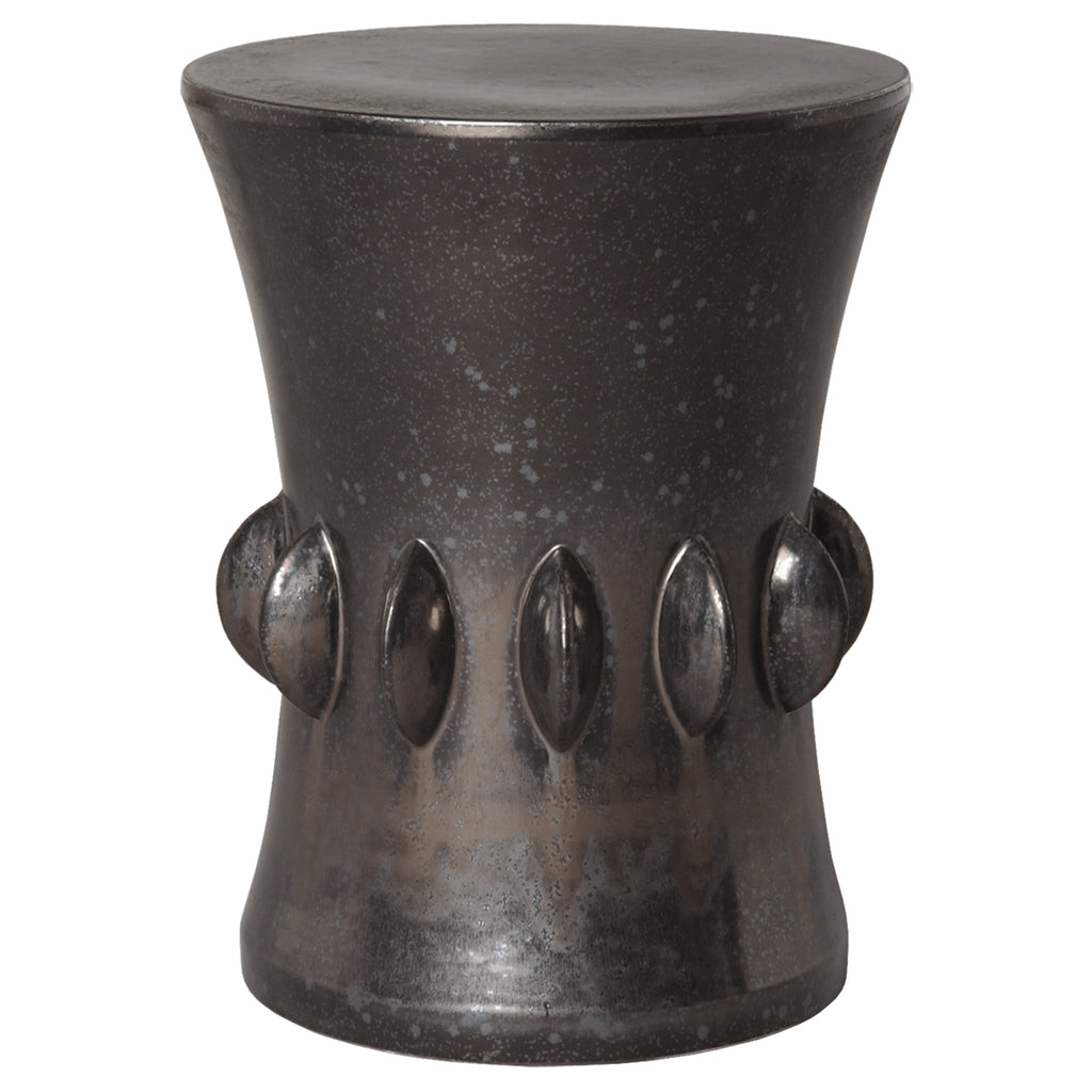 Jewel Stool Large - Gunmetal 1253GM