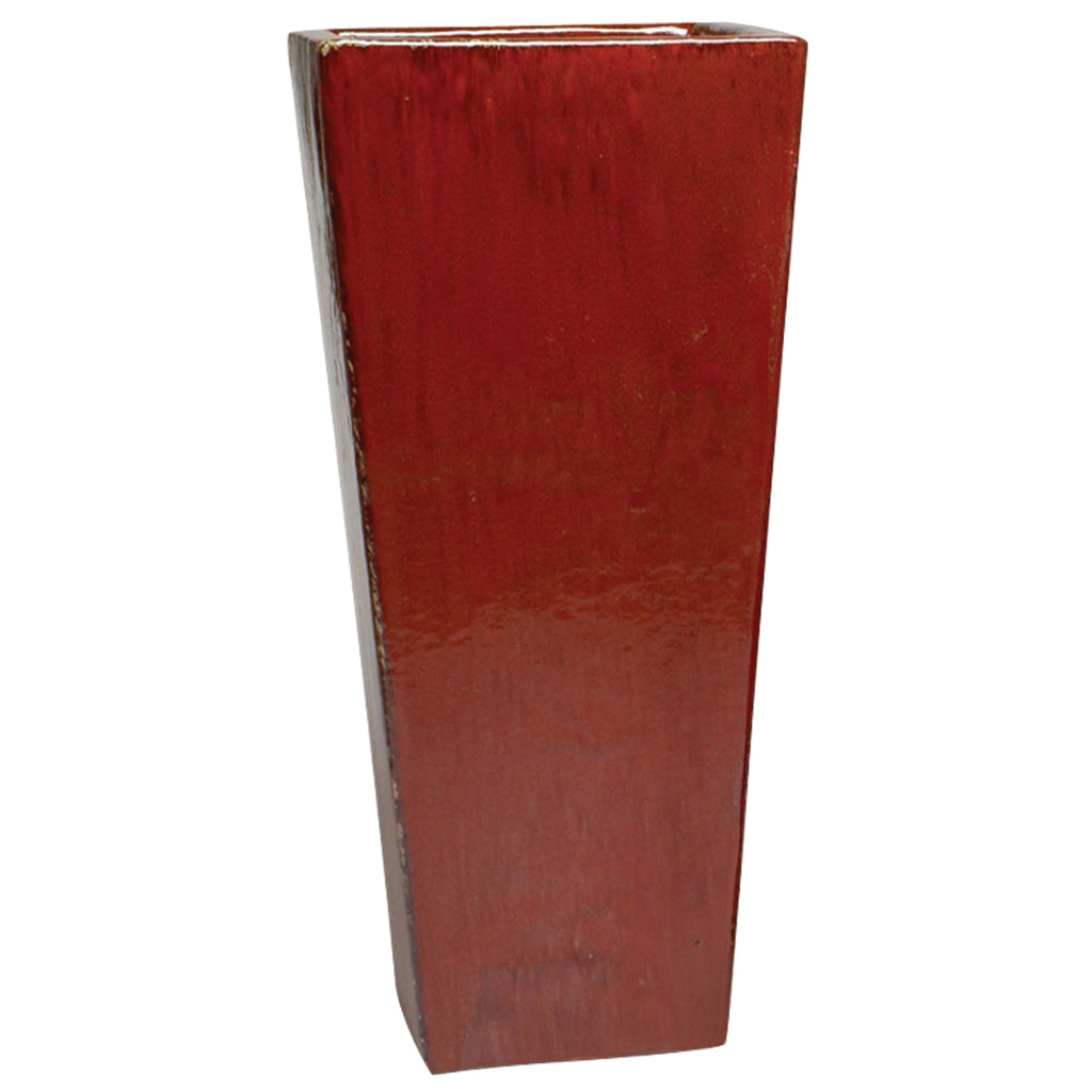 Square Tall Pot - Red 0964RD