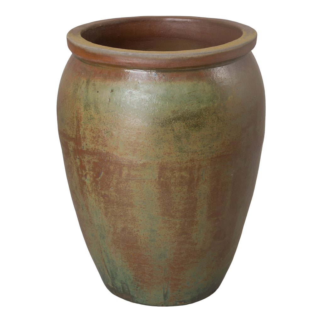 Round Pot Large - Sage Green Wash 12039SG-2