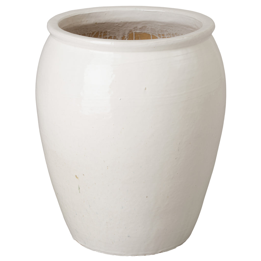 Tall Jar Planter - White 09757WT-2