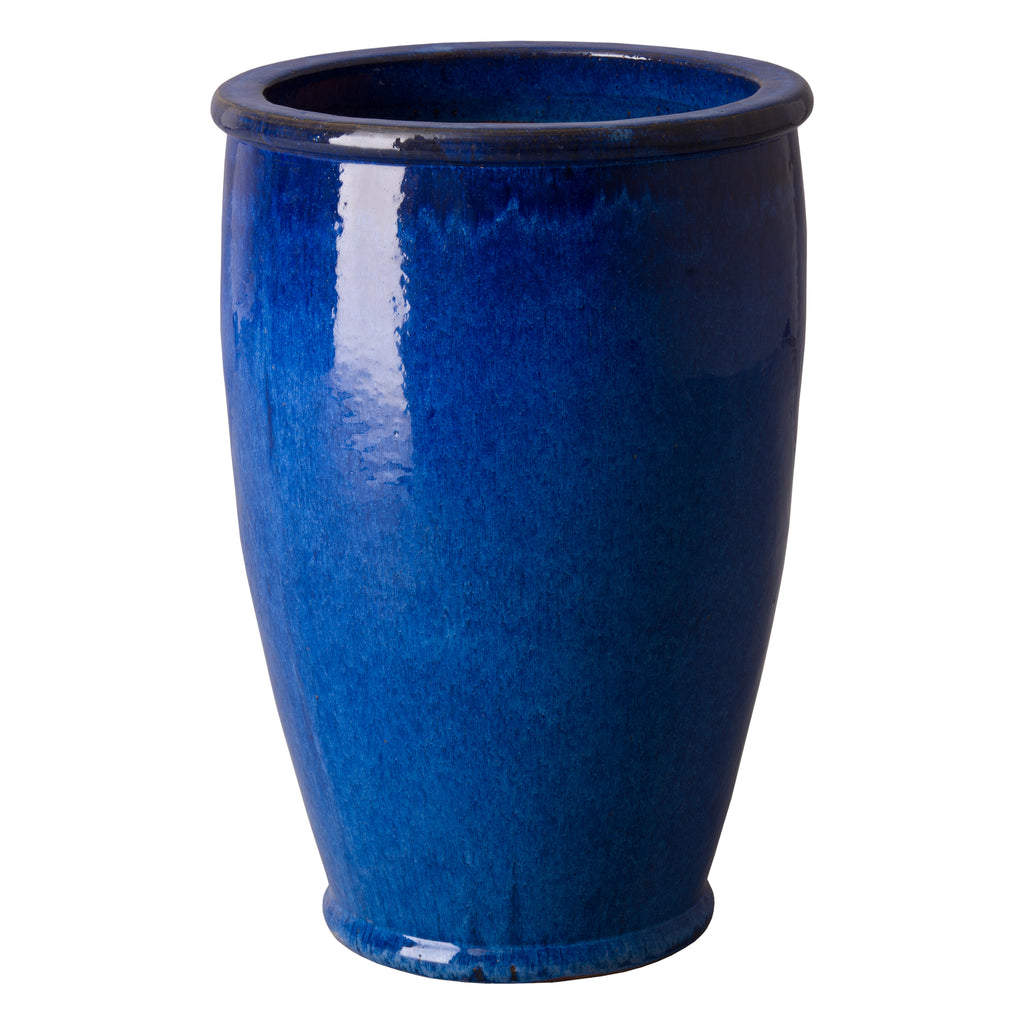 Large Round Planter in Blue 12821BL-2