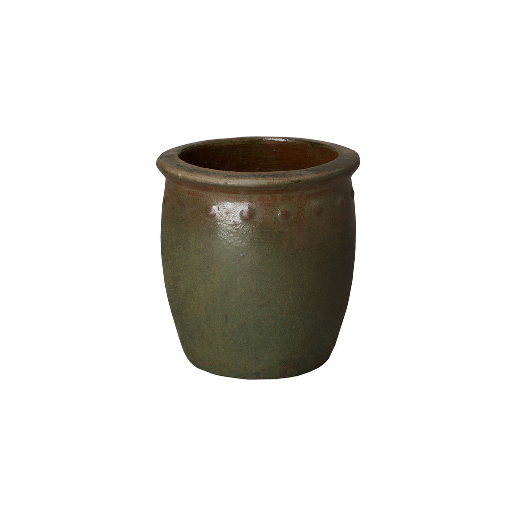 Round Pot St Green Wash 12035GW-1