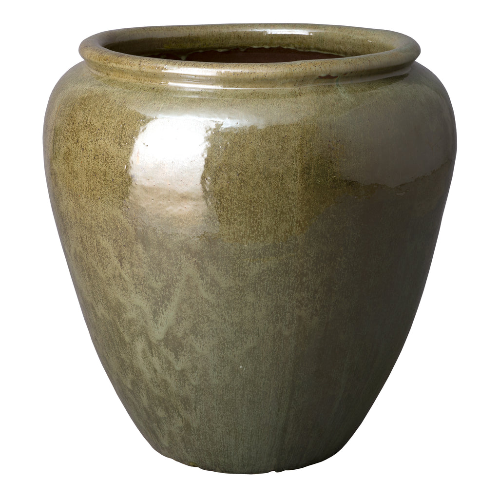 Round Large Planter - Tea Green 12174TG-3