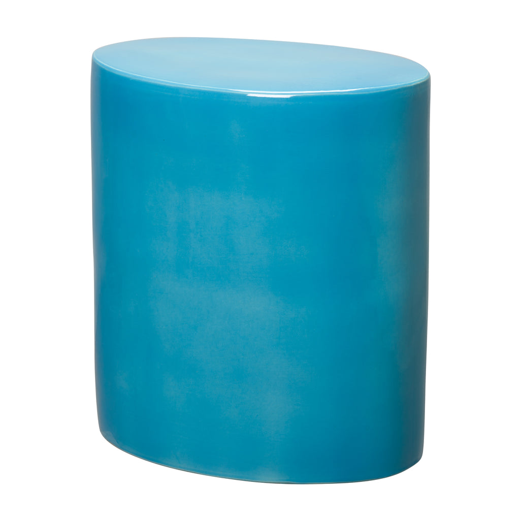 Large Oval Stool or Table - Turquoise 1267TQ