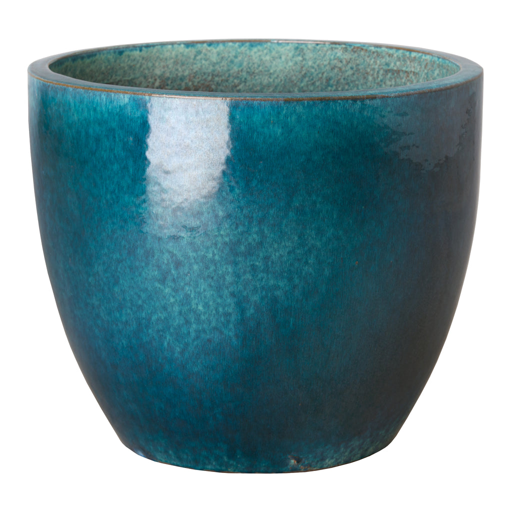 Round Pot Large in Teal 0556TL-3