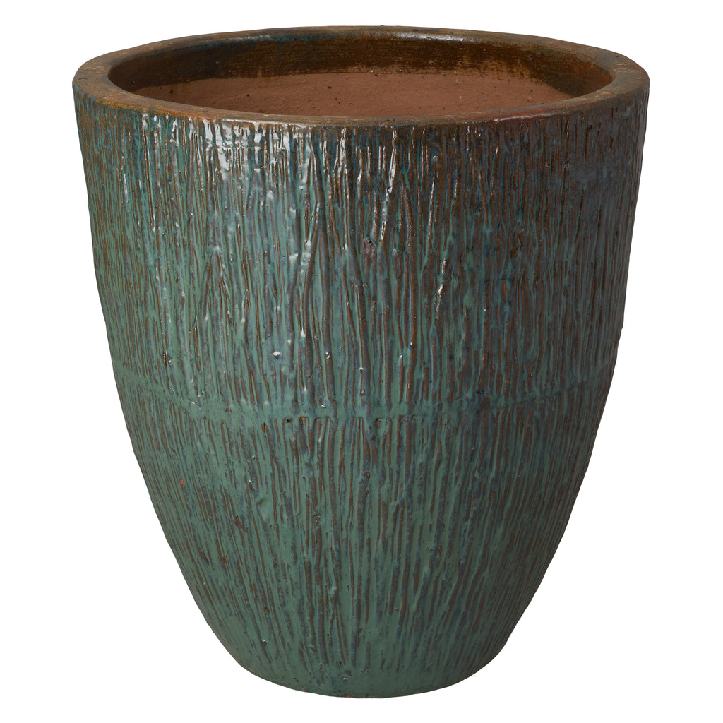 Large Ripple Planter - Teal 12178TL-3