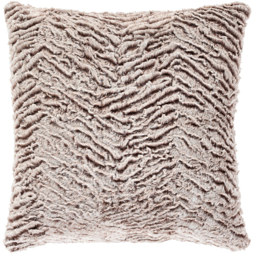 felina accent pillow light gray dark brown FLA003-2020