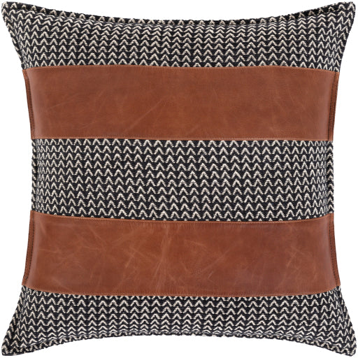 fiona accent pillow black brown ivory FNA001-2020