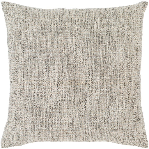 heidi accent pillow charcoal ivory metallic gold off white HDI001-1818