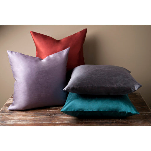 solid luxe accent pillow charcoal HH034-1818P