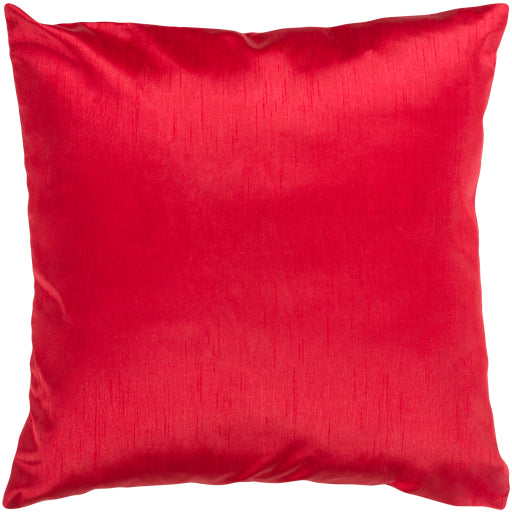 solid luxe accent pillow red HH035-1818