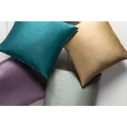 solid luxe accent pillow plum HH039-1818P