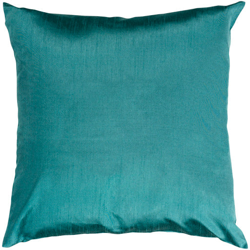 solid luxe accent pillow teal HH041-1818D