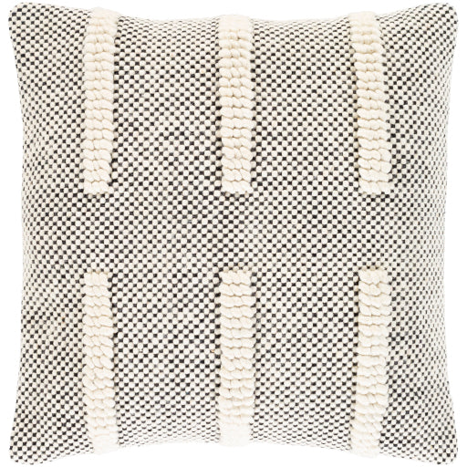 harlow accent pillow cream black HRW001-1818