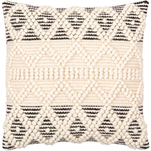 hygge accent pillow black cream 1 HYG005-2020