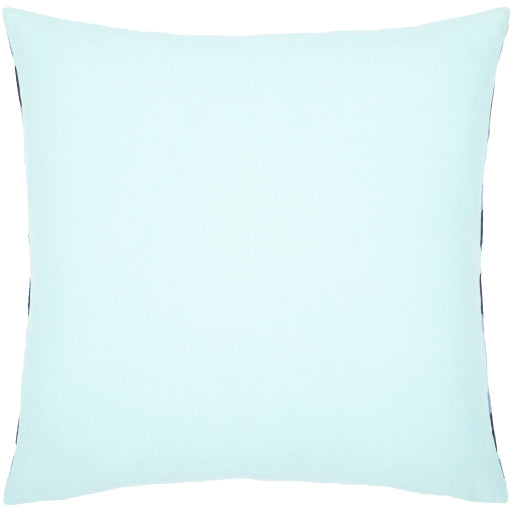 ikat luxe accent pillow pale blue navy light blue IKL001-2020