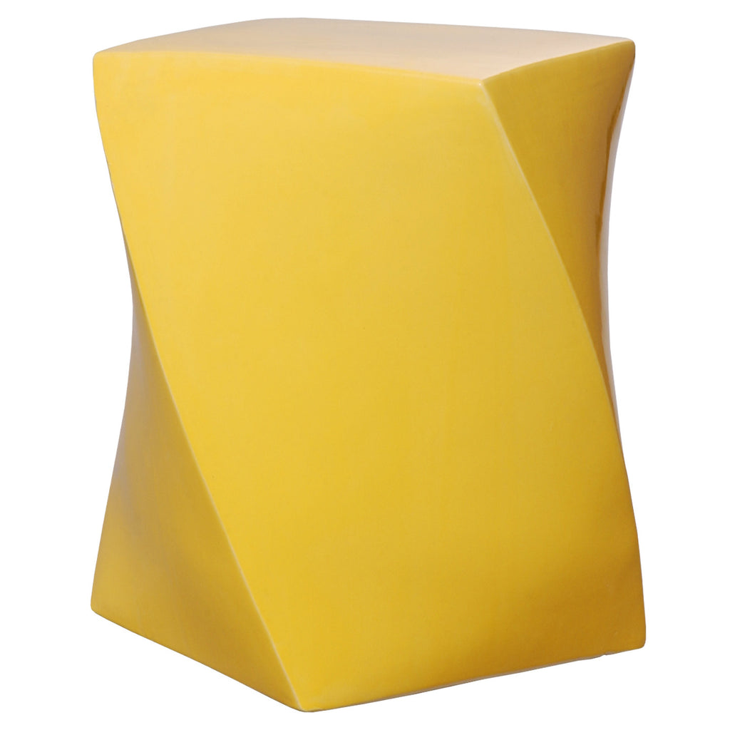 Twist Garden Stool Sun Yellow 12997SY