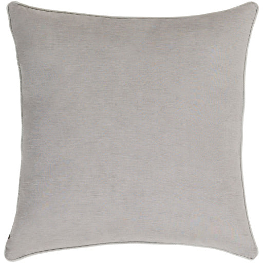 japanese floral lumbar pillow medium gray JA003-2020