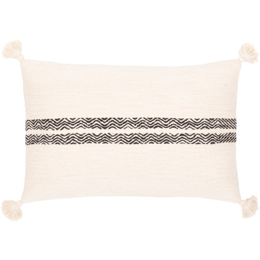 josie accent pillow cream black 