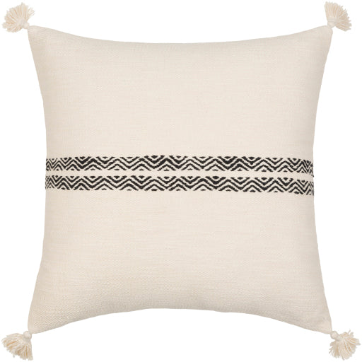 josie accent pillow cream black JIE001-1818