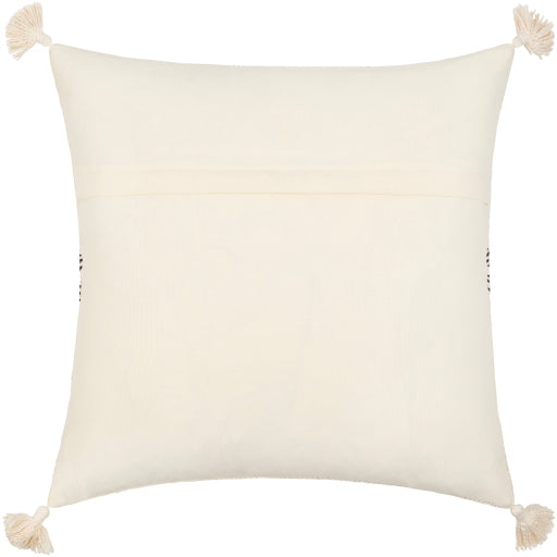 josie accent pillow cream black 