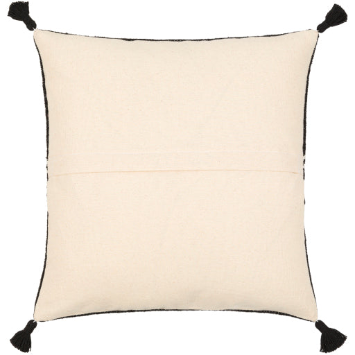 josie accent pillow black cream JIE002-2222