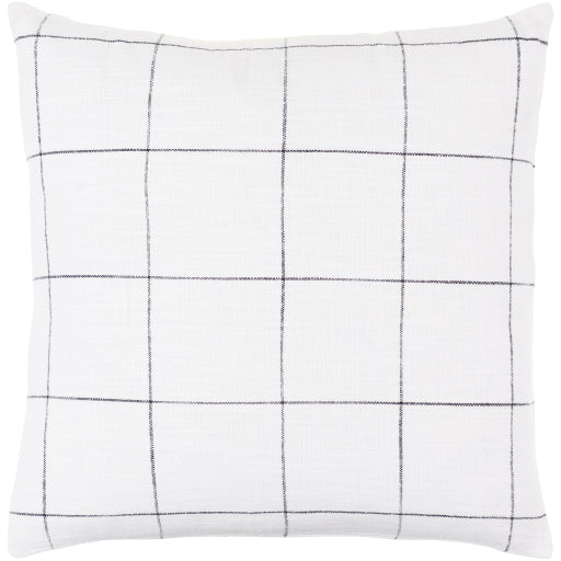 joanna accent pillow white charcoal JNN001-2222