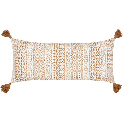 janya lumbar pillow tan light beige JNY003-1432