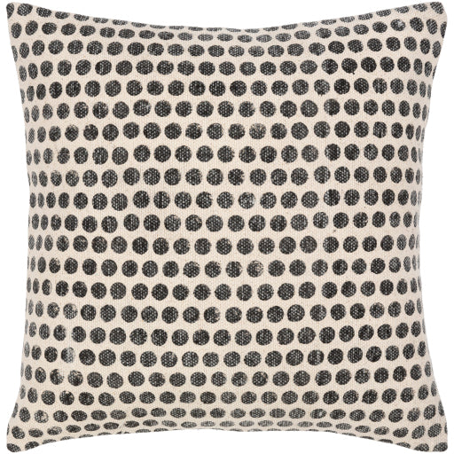 janya accent pillow black light beige JNY019-1818