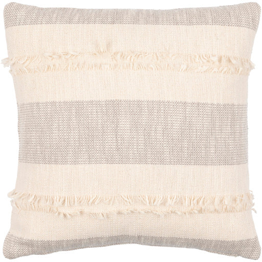 kiefer accent pillow gray cream KIF002-1818