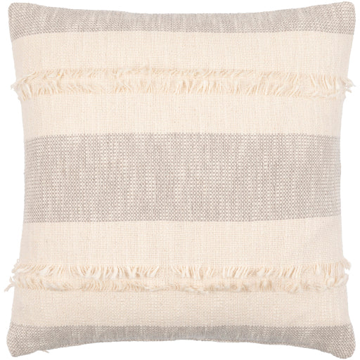 kiefer accent pillow gray cream KIF002-1818P