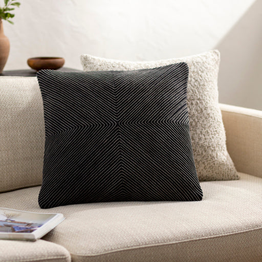 kohl accent pillow charcoal KOH001-1818P