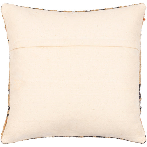 luanda accent pillow black tan orange light beige LAU003-2020