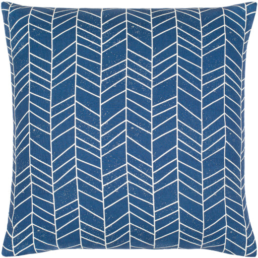 lachen lumbar pillow dark blue cream 1 LHN012-1818D