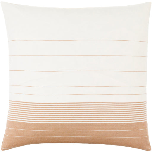 lakshmi accent pillow cream burnt orange LKM001-1818