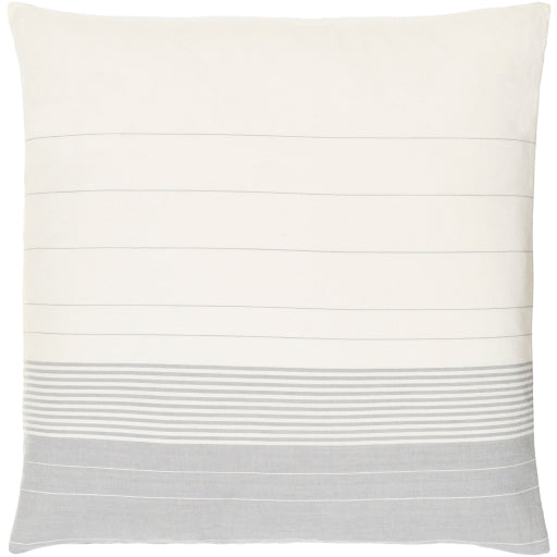 lakshmi accent pillow cream light gray LKM002-1818