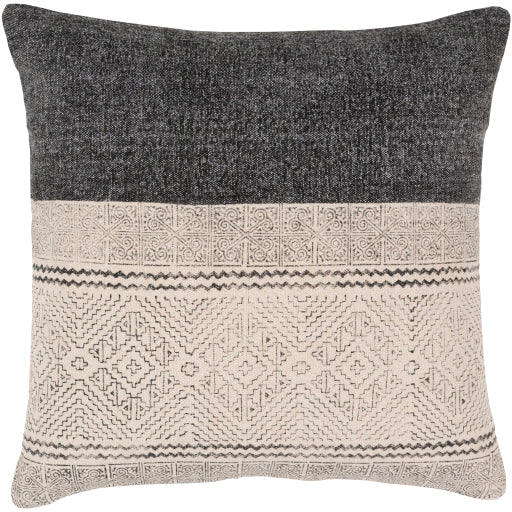 lola accent pillow black light beige 1 LL016-2020