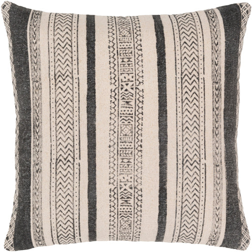 lola accent pillow black light beige LL017-2020