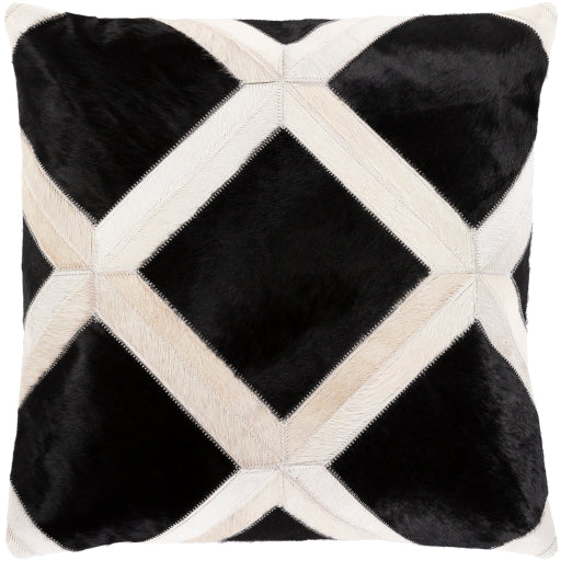 lana accent pillow black beige white LNA001-2020