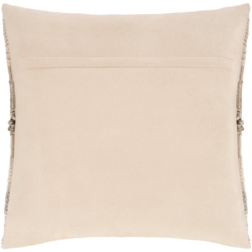 lorens accent pillow slate ivory light gray medium brown beige LNS001-2020D