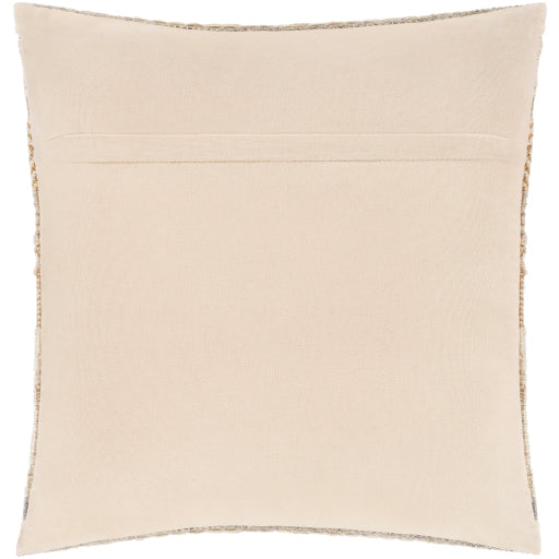 lorens accent pillow tan ivory slate beige light gray LNS002-2020D