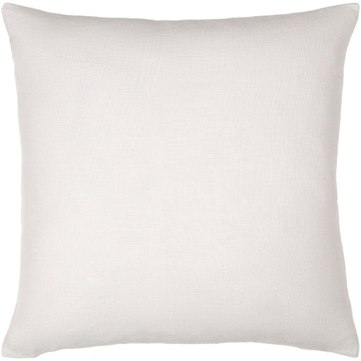 linen solid accent pillow cream LSL001-1818