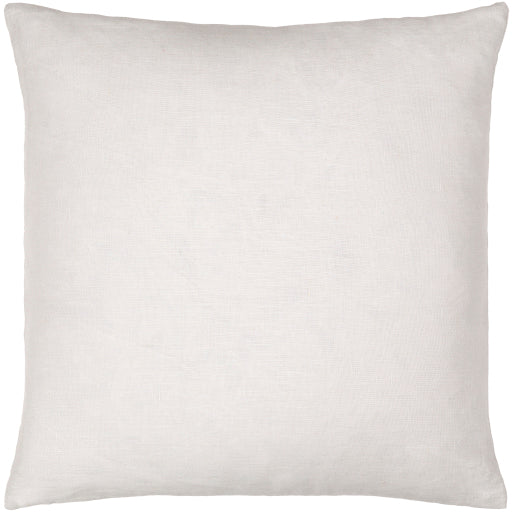 linen solid accent pillow cream LSL001-1818P